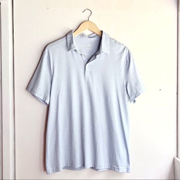 H&M Other - H & M Light Blue Slim Fit Polo NEW